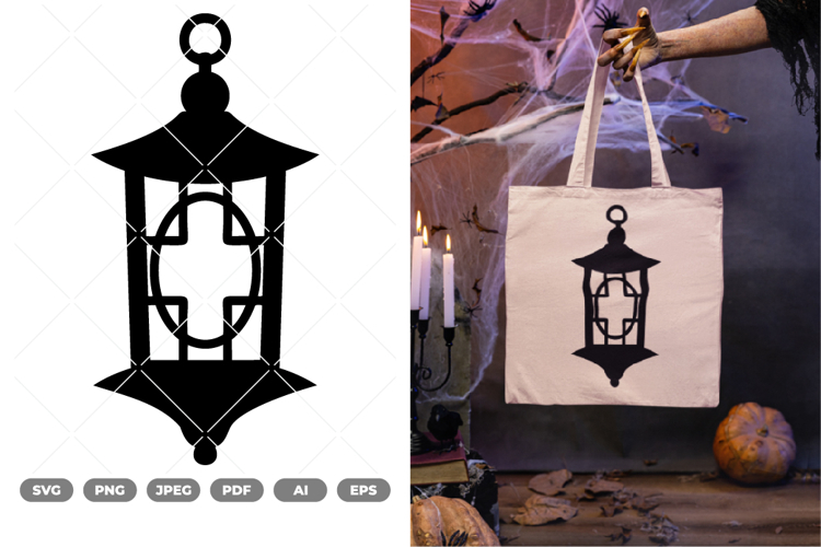 Lantern Silhouette SVG & Clipart