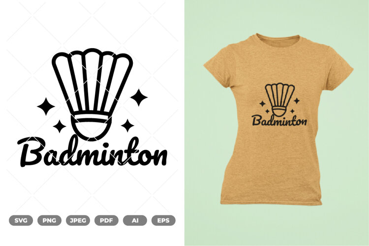 Badminton SVG & Clipart example image 1
