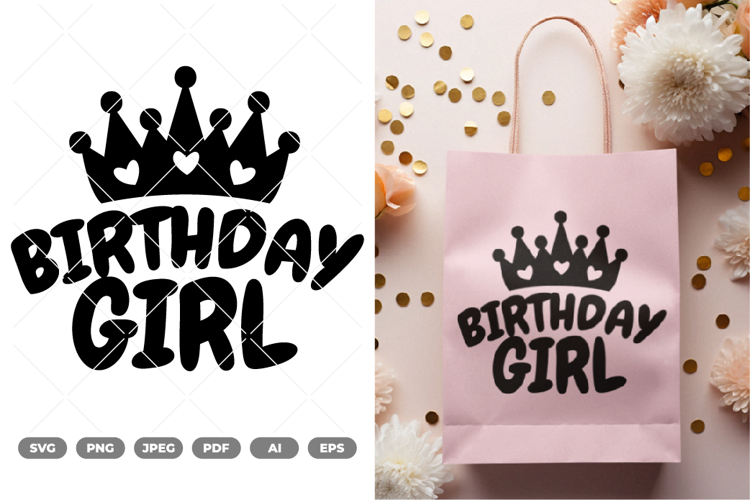 Birthday Girl SVG & Clipart