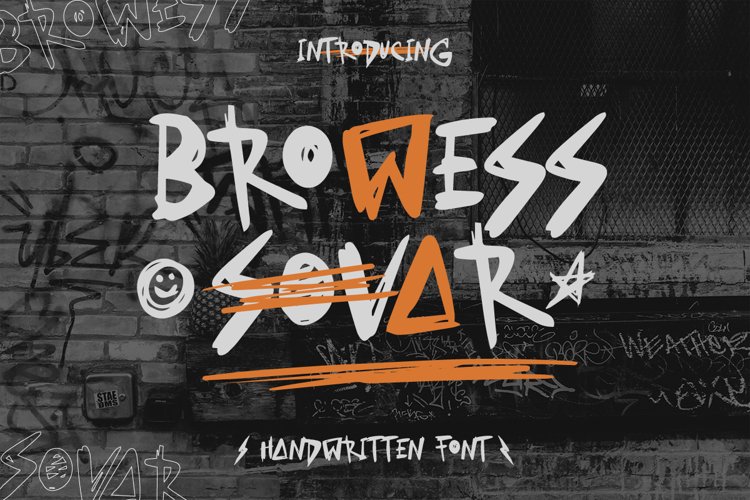Browess Sovar - Handwritten Font