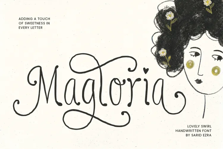 Magloria - Swirly Handwritten Font