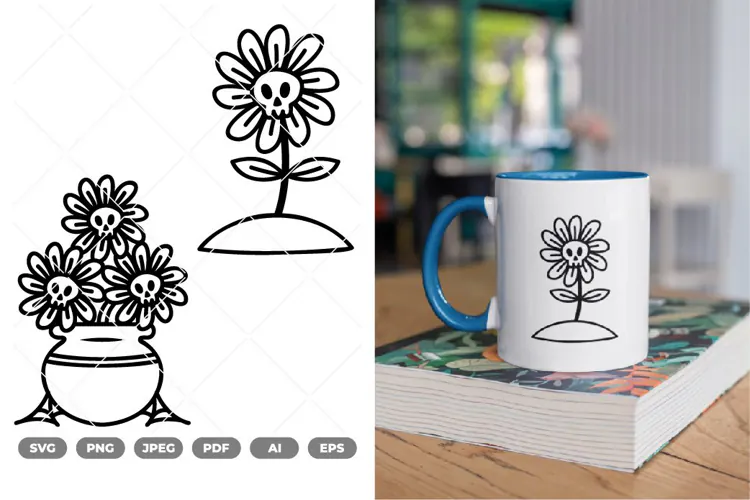Poison Flowers SVG & Clipart