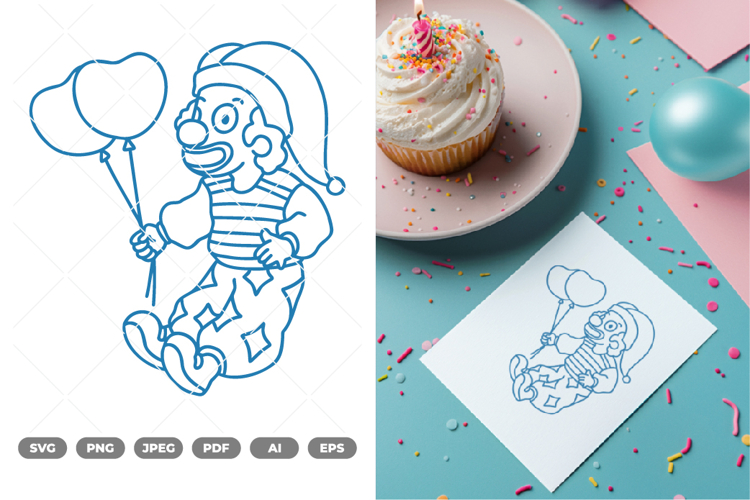 Clown SVG & Clipart