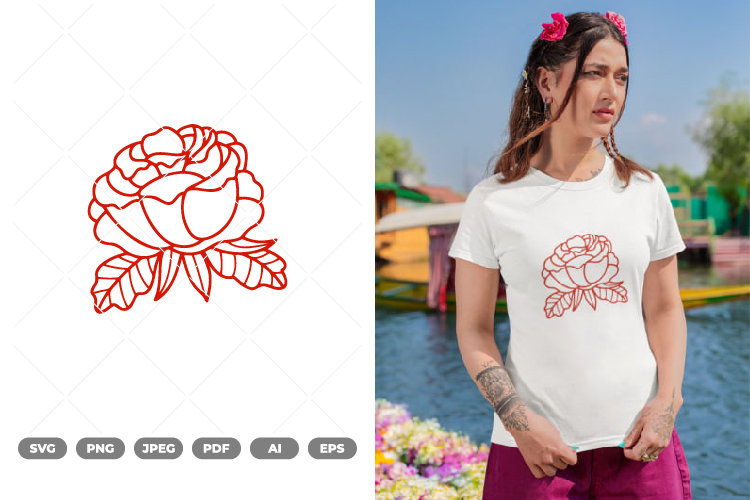 Rose Flower Clipart Image 24