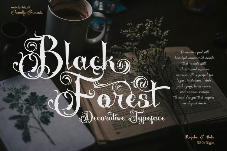 Black Forrest - Decorative Typeface example image 1