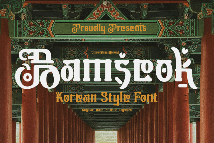 Bamseok - Korean Font