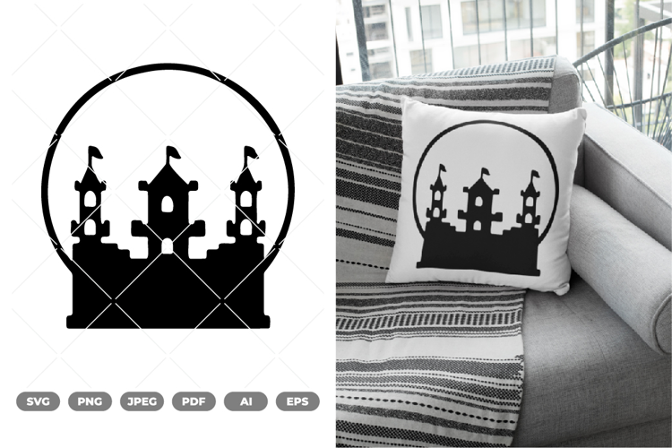 Fantasy Castle SVG & Clipart