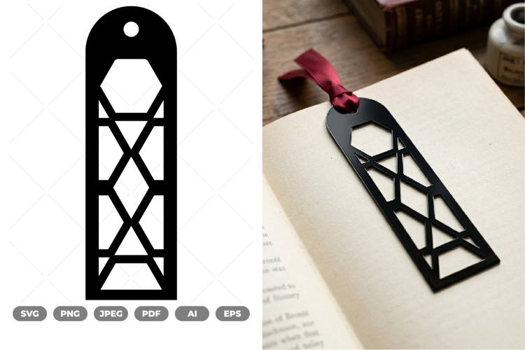 Geometrical Bookmark SVG   Clipart