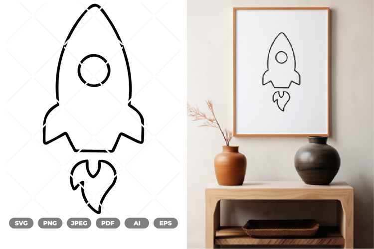 Rocket Vector Image 13