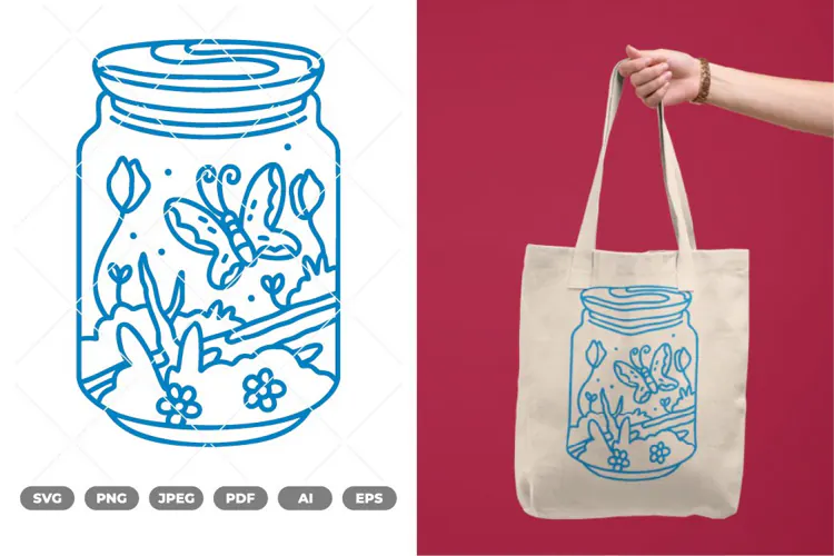 Magical Jar SVG & Clipart