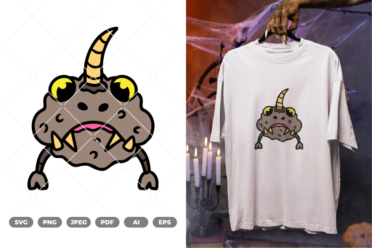 Monster Colored SVG   Clipart