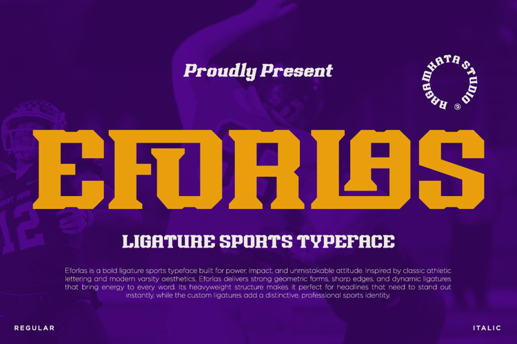 Eforlas - Ligature Sport Typeface