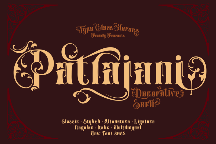 Patrajani - Decorative Serif