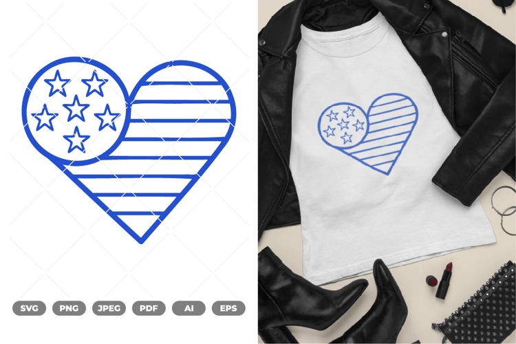 American Heart SVG   Clipart