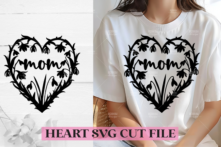 Mom Heart Svg Image 9