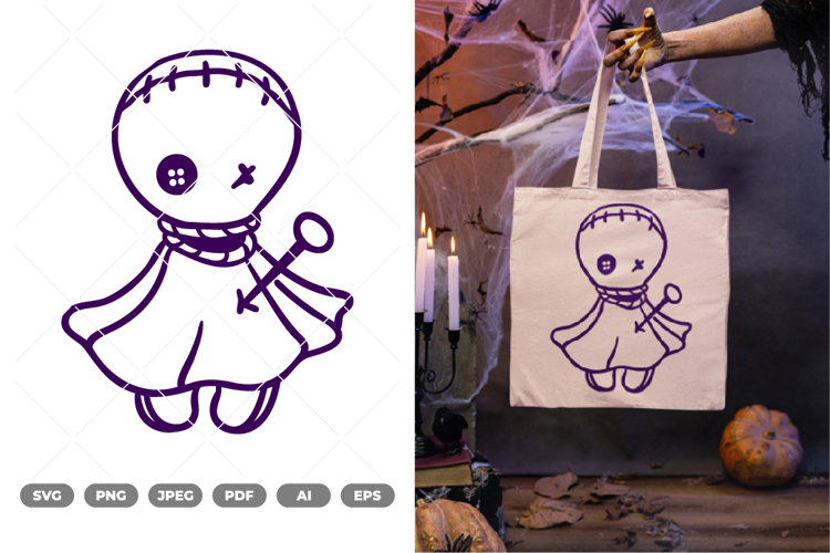 Voodoo Doll SVG & Clipart