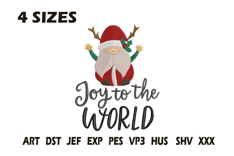 christmas gnome embroidery designs Image 7