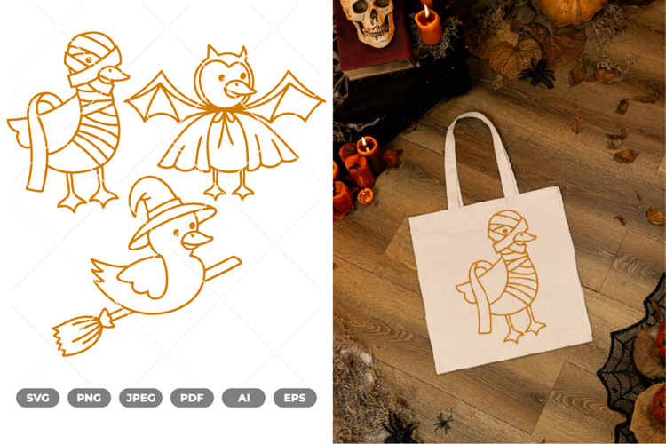 Halloween Duck SVG & Clipart