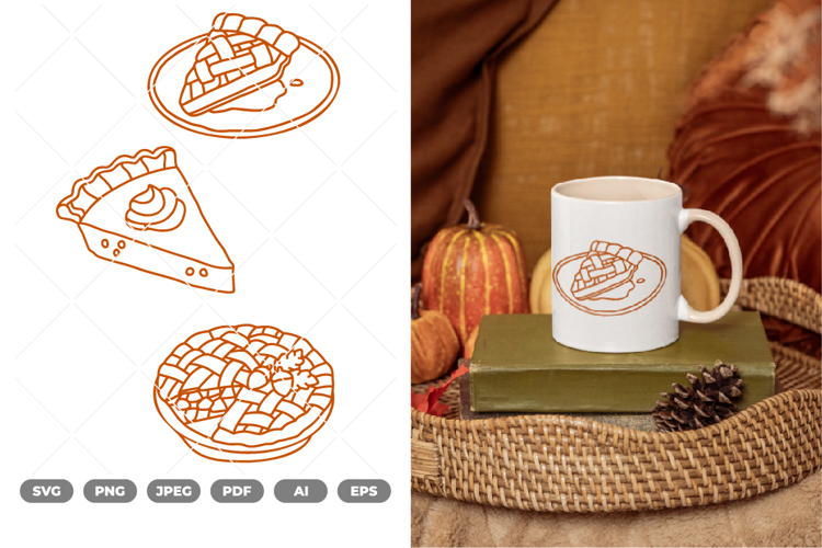 Autumn Pie SVG & Clipart
