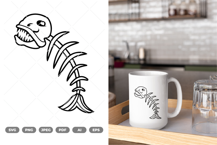 Fish Bone SVG & Clipart
