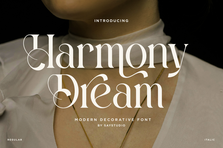 Harmony Dream - Modern Decorative Font