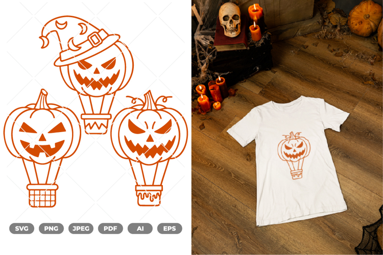 Hot Air Balloon SVG & Clipart