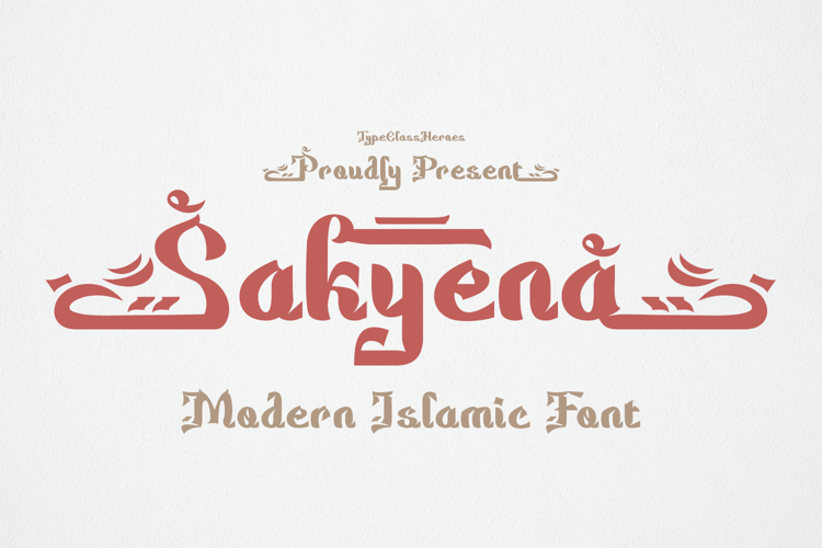 Sakyena - Modern Islamic Font