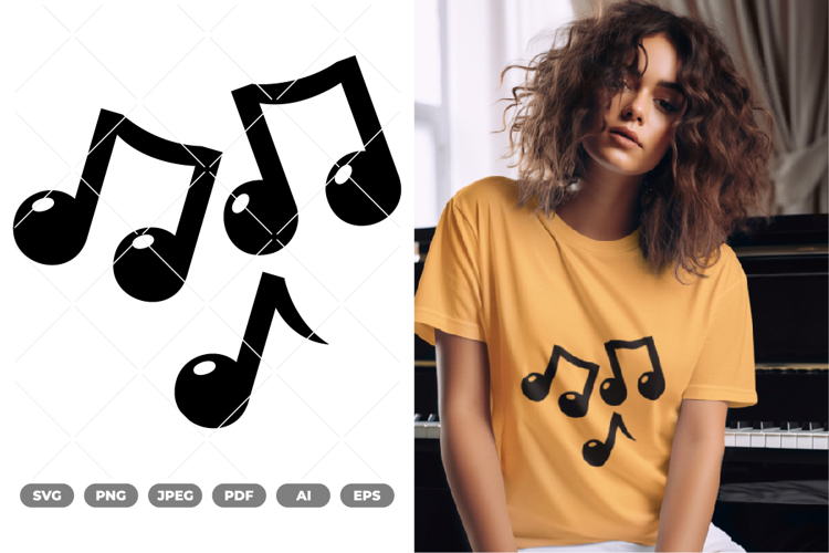 Music Notes SVG & Clipart