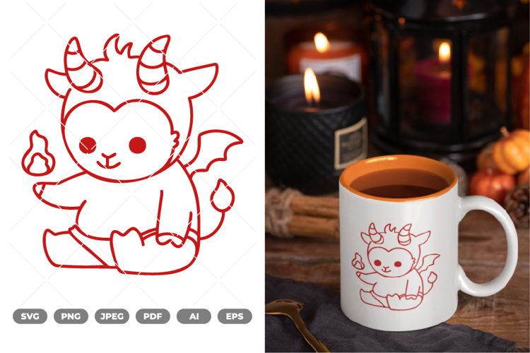 Little Demon SVG & Clipart