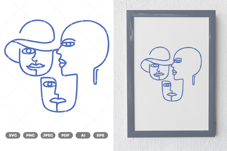 Faces SVG   Clipart