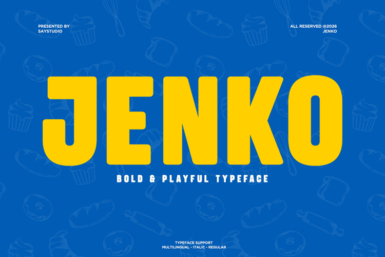 Jenko - Bold Sans Serif
