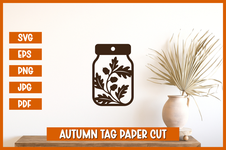 Autumn Gift Tag SVG,Autumn Tag SVG