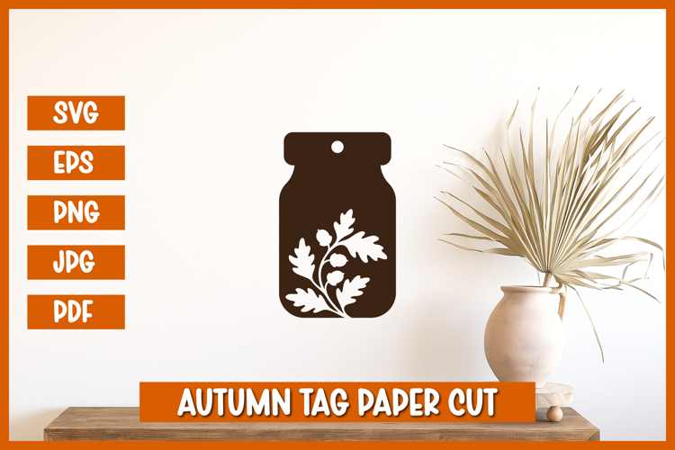 Autumn Gift Tag SVG,Autumn Tag SVG