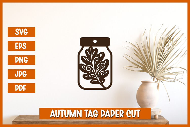 Autumn Gift Tag SVG,Autumn Tag SVG