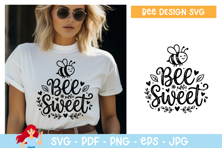 Bee sweet SVG, Bee SVG