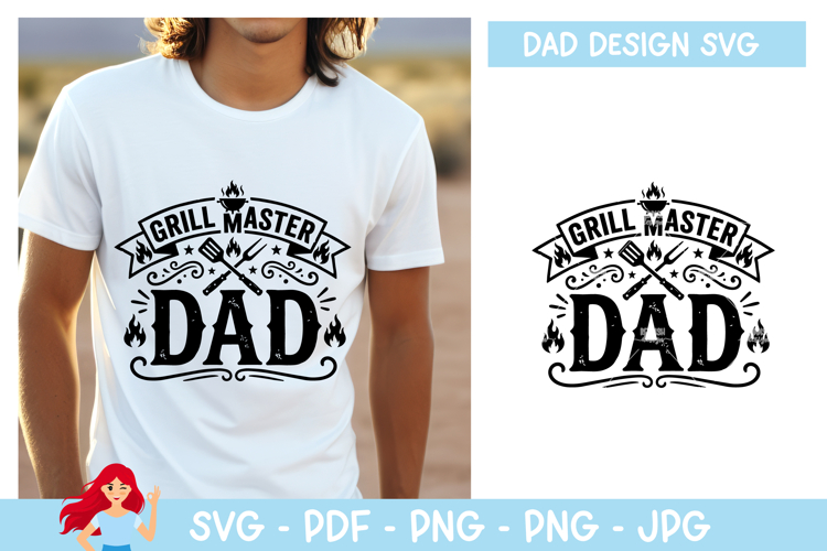 Grill master Dad SVG, Dad SVG