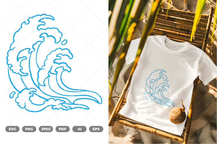 Wave SVG   Clipart