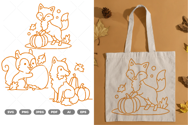 Autumn Animal SVG & Clipart