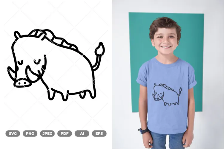 Safari Animal Doodle SVG & Clipart