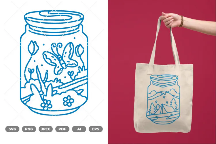 Magical Jar SVG & Clipart