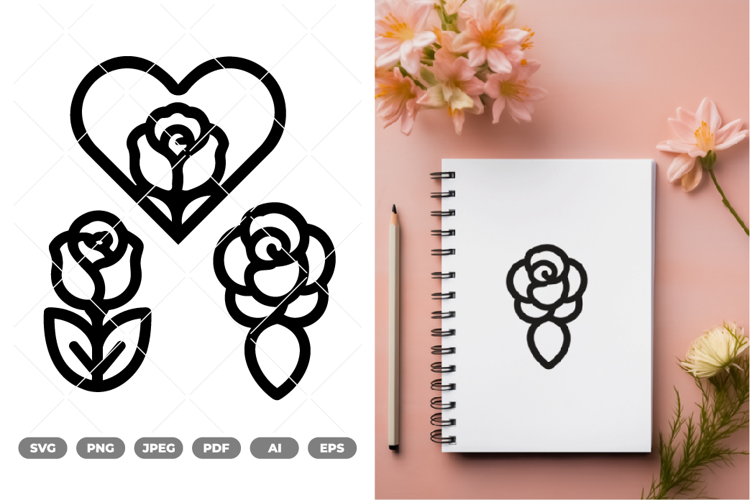 Rose SVG & Clipart