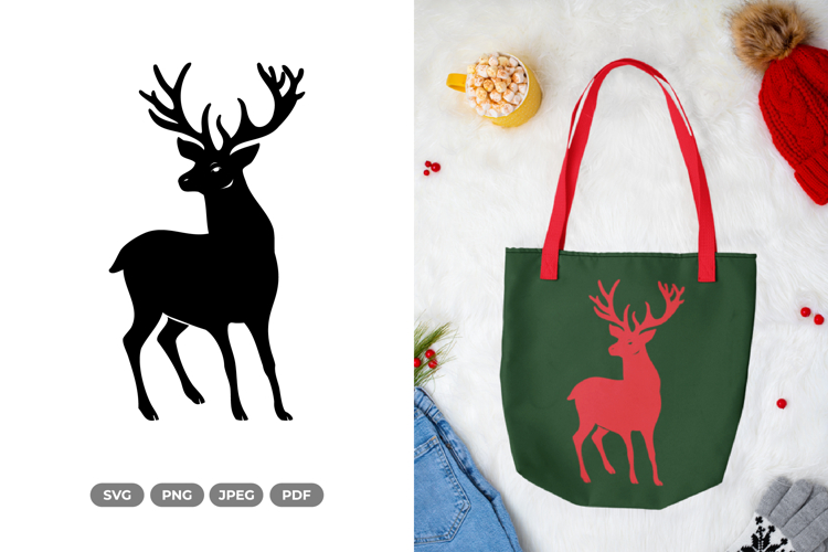 Deer Silhouette Svg Image 6