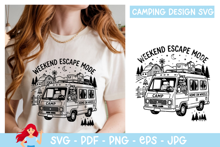 Funny Camping Svg Image 3