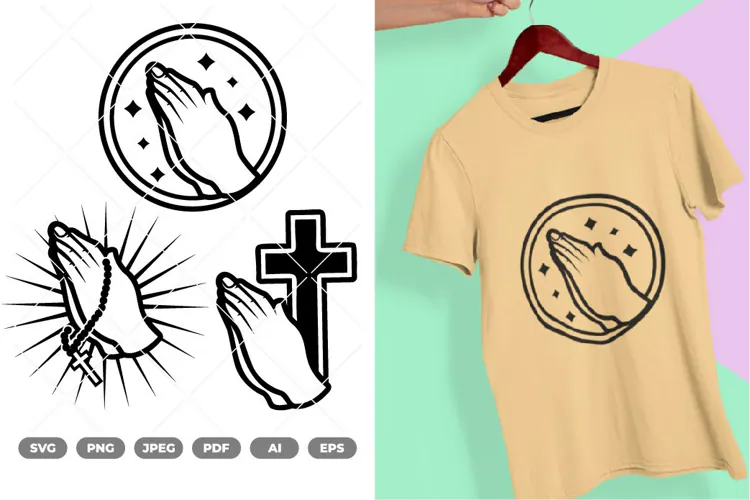 Bless SVG & Clipart