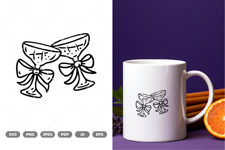 Wine Toast SVG   Clipart