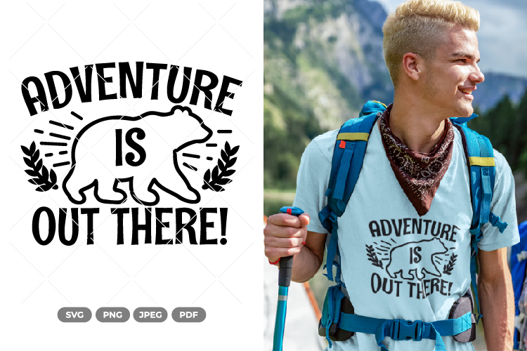 Adventure is Out There SVG   Clipart