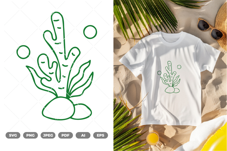 Seaweed SVG   Clipart