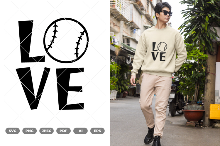 Baseball Love SVG & Clipart