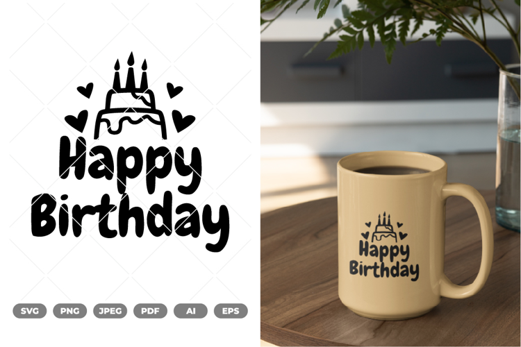 Happy Birthday SVG & Clipart