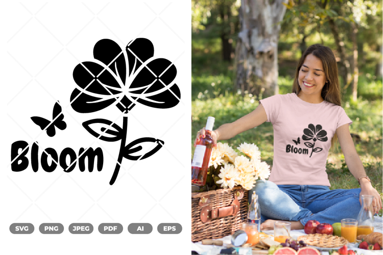 Bloom SVG & Clipart example image 1